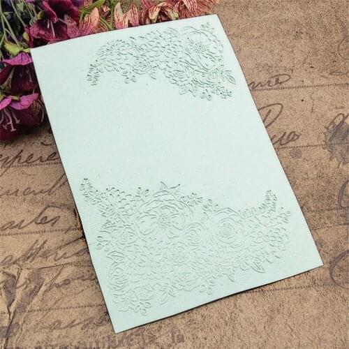 HOT plastic flower template craft card making paper card album wedding decoration Embossing folders
