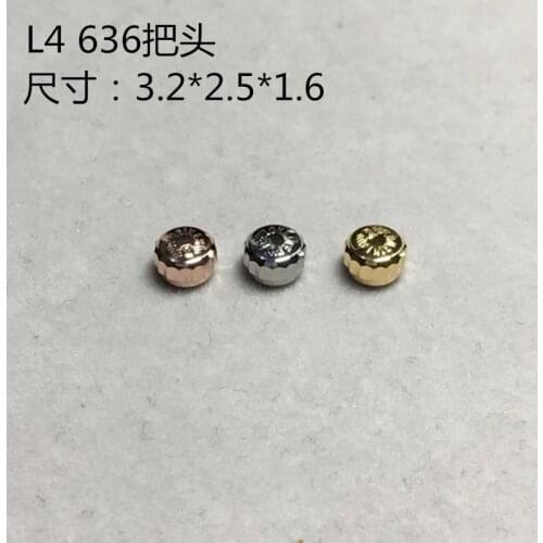 L4.636 Watch accessories instead of the head crown to watch the bolt all steel head time button 3.2mm