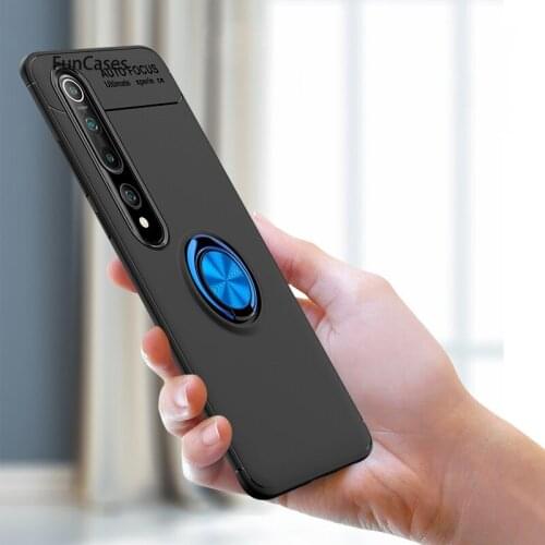 Magnetic Support Soft Shell TPU Cases For Xiaomi 10 Caso Bag Cover Xiaomi etui 10 Pro 10T Youth 5G 11 9T 9 Lite SE Glitter MI