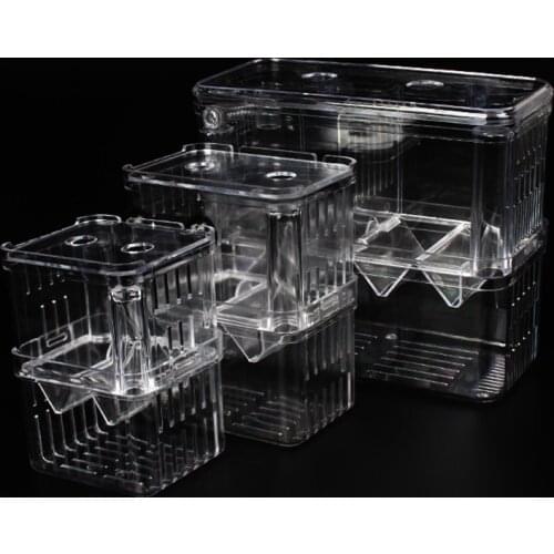 Small Fish Breeding Box Aquarium Isolation Box Tropical Fish Small Isolation Box Fish Spawning Room Aquarium Accessories