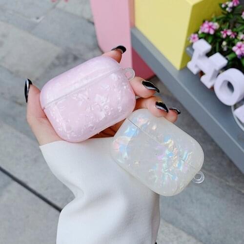 Fashion transparent shell lines soft case for apple airpods pro silicone case For airpods Pro Earphone case cover