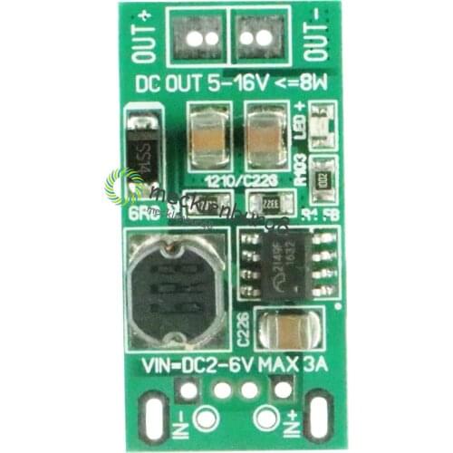 2018 New 8W USB Input DC-DC 5V (2V-6V) to 12V Step Up Boost Module Power Supply Converter Charger Module 90% Efficiency