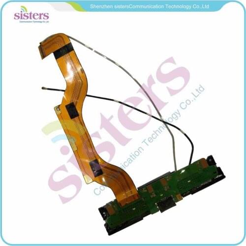 Wholesale,High quality Charging Port Micro USB Connector Mic With Antenna Flex Cable For Nokia Lumia 1520 Free Shipping