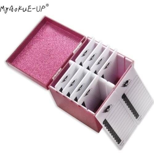 4 Colors Makeup Organizer Eyelash Glue Pallet Lashes Holder 5/10 Layers Eyelash Storage Box Grafting Eyelash Extension Tool