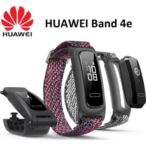 Original Huawei Band 4e Wristband Smart Bracelet Sport Band 50m Waterproof Fitness Tracker Message Call Notification
