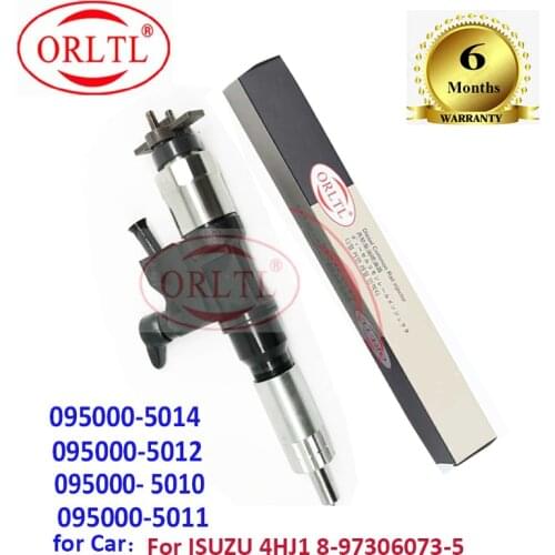 ORLTL Diesel 095000-5014 095000-5012 095000- 5010 095000-5011 5010 5014 Fuel Injector 8-97306073-5 For ISUZU 4HJ1 8973060735