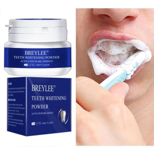 Teeth Whitening Powder Toothpaste Dental Tools White Teeth Cleaning Oral Hygiene Toothbrush Gel Remove Plaque Stains 30g