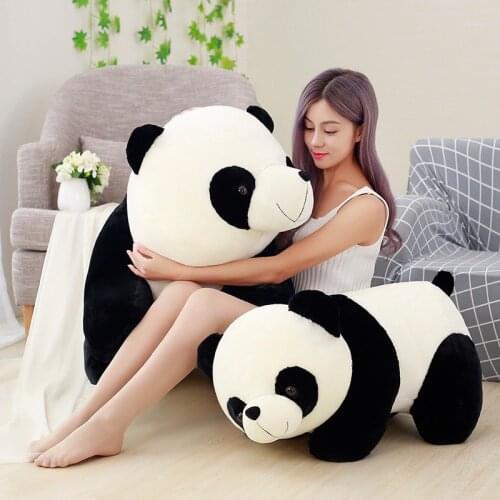 Plush Soft Toy Cute Panda Bear Plush Stuffed Animal Doll Animal Plush Toy Pillow Cartoon Cute Doll Decoration Girl Lover Gift