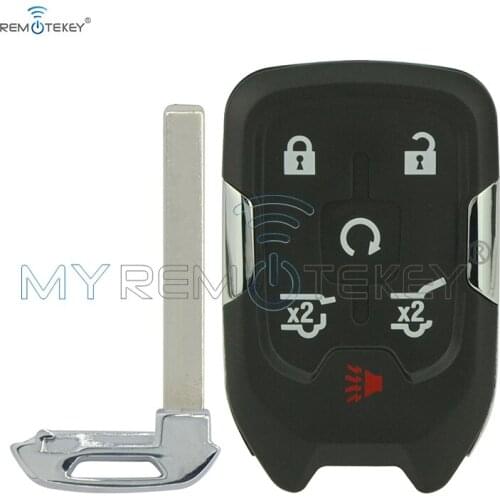 Remtekey HYQ1AA Replacement key shell case for GMC 2015 Yukon Yukon XL Denali