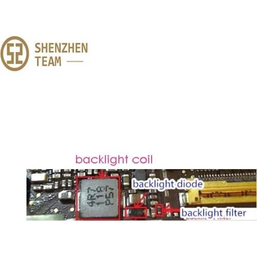 SZteam 5sets/lot For ipad 2 3 4 mini 5pcs backlight diode V3 + 5pcs backlight coil 4R7 +5pcs backlight filter L2200