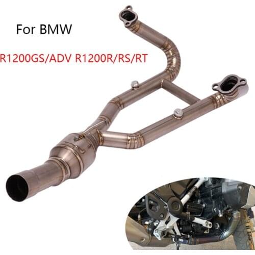 Titanium Alloy Motorcycle Exhaust System Slip-on Stock Muffler Escape Pipe for BMW R1200GS Adventure R1200GS/R/RS/RT 2013-2018