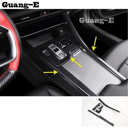 Car Inside Inner Middle Shift Stall Paddle Cup Switch Frame Lamp Trim Armrest Parts For Hyundai Sonata 10Th DN8 2020 2021