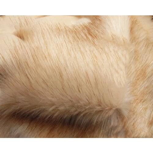 High-grade Dye tip faux fox fur,pile 3.5cm Plush fabrics,Fur collar cloth,10 color available,170cm*45cm(half yard)/pcs