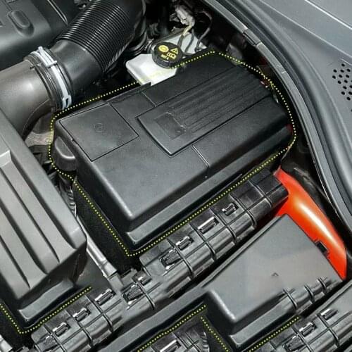 Car Engine Battery Protection Cap Cover For Skoda Kodiaq 2016 2017 2018 Positive Negative Battery Anode Electrode Shell