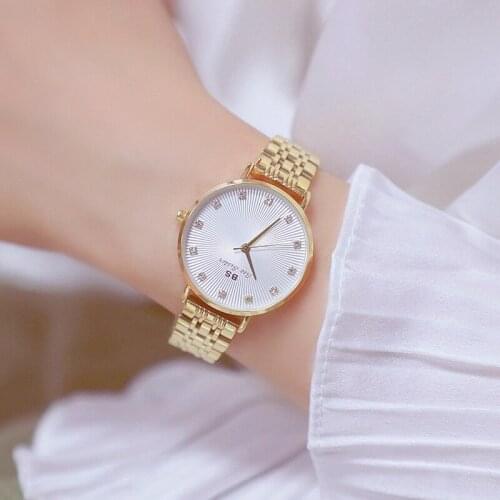 Woman Watches 2019 Famous Brand Dress Simple Women Wrist Watch Diamond Ladies Wristwatch Gold Female Clock Relogio Feminino