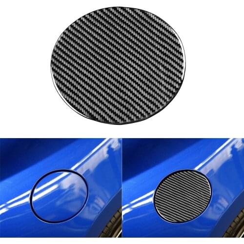 1X Carbon Fiber Oil Fuel Gas Tank Cap Trim Cover for Toyota 86 Subaru BRZ 16-20