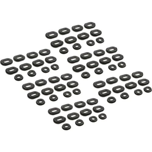 72x Rubber Grommet Fairing Washer for Honda CB CL XL 100 CG125 CB125S CB125T