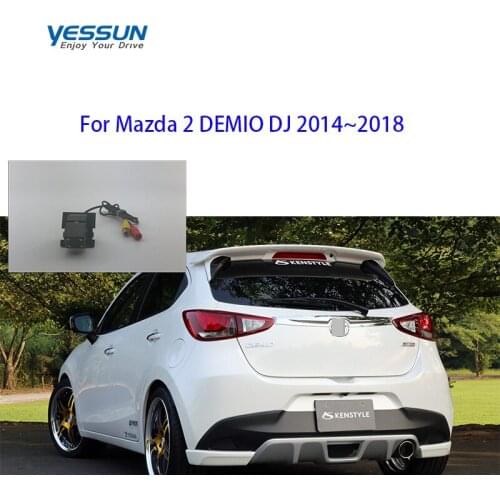 Yessun License plate rear camera For Mazda 2 DEMIO DJ 2014~2018 Car Rear View camera Parking Assistance