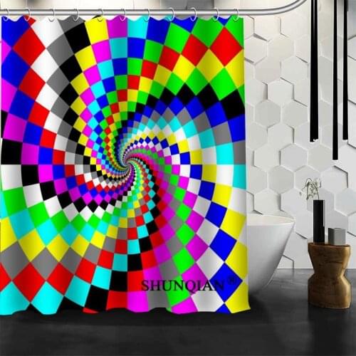 Color Shower Curtains Polyester Bathroom Waterproof Bath Curtain Size 150X180cm165X200cm180X200cm