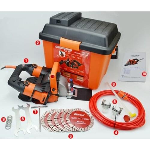 220V electric wall chasing machine double motor slotting machine 5200W/10500RPM /45MM