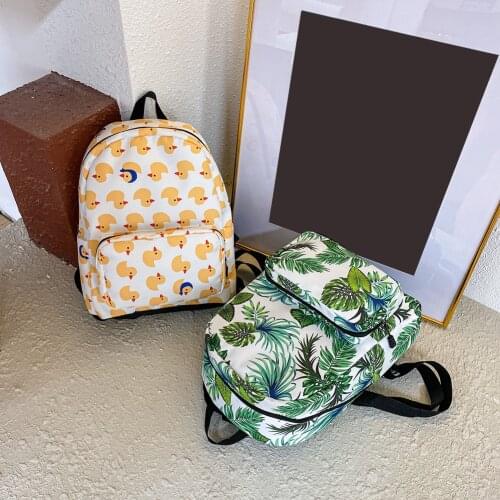 Colorful Oxford Cloth Women Shopping Backpacks Lovely Printing School Mochila for Teenage Girls Leisure Large Rucksack
