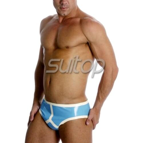 Suitop latex underwear for men