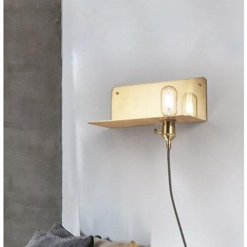 Nordic Minimalism Glass Globe Lustre E27 Led Wall Lamp Corridor Retro Led Wall Scones Black / Gold Metal Luminaires Lighting