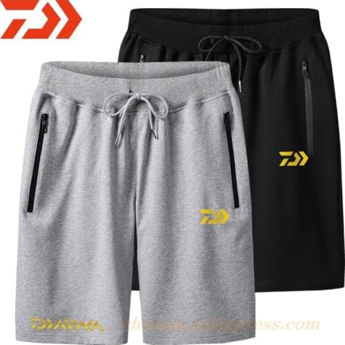 2021 New Daiwa Fishing Shorts Summer Sport Cotton Quick Dry Men Fishing Clothing Plus Size DAWA Breathable Fishing Pants