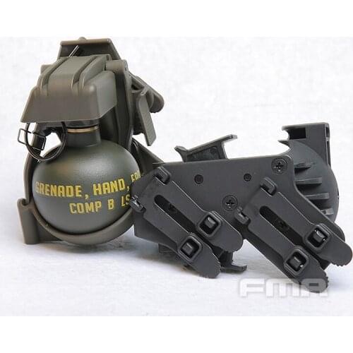 NEW TB1332 Nylon M67 Gren Pouch Dummy Model Quick Release Holder BK/OD for Vest Molle System