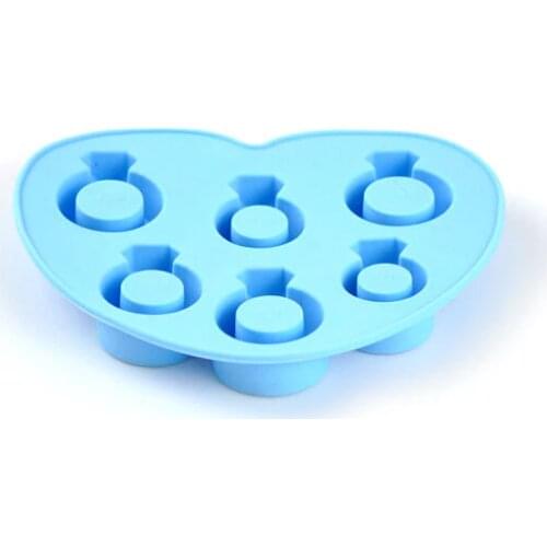 New Arrive Ice Tray Diamond Love Ring Ice Cube Style Freeze Ice Mold Ice Maker Mould