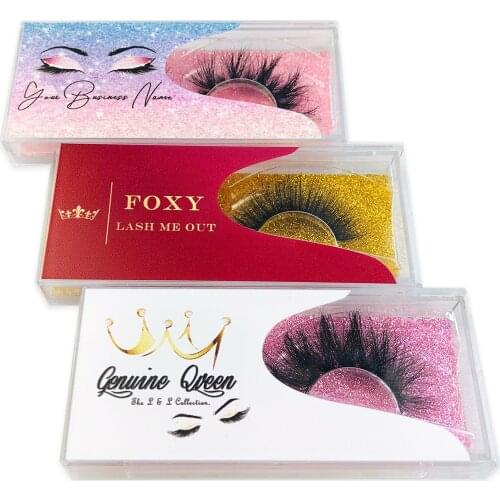 Wholesale New Eyelash Packaging Boxes Custom 3d Faux Mink Natural Fake Lashes In Bulk Wholesale Full Strip Eyelashes