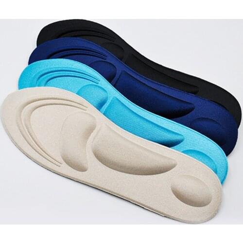 4D Memory Foam Orthotic Insole Arch Support Orthopedic Insoles For Shoes Flat Foot Feet Care Sole Shoe Orthopedic Pads