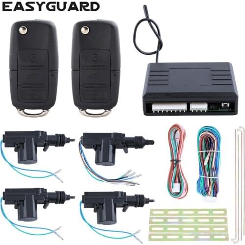 EASYGUARD Universal quality remote control central door locking system 4 doors 1 control 3 remote lock unlock DC12V