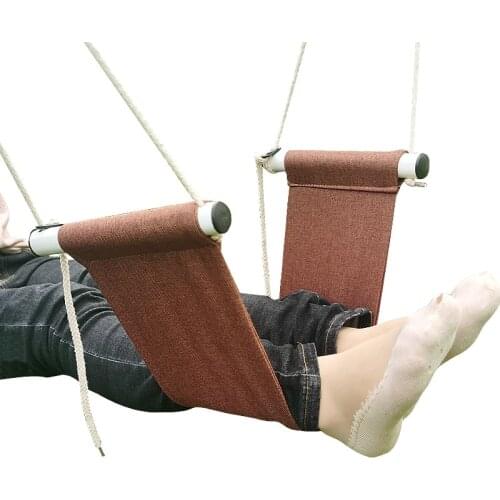 Folding Portable Foot Hammock Foot Chair Under Desk Hammock Outdoor Rest and Office Desks Foot Hammock