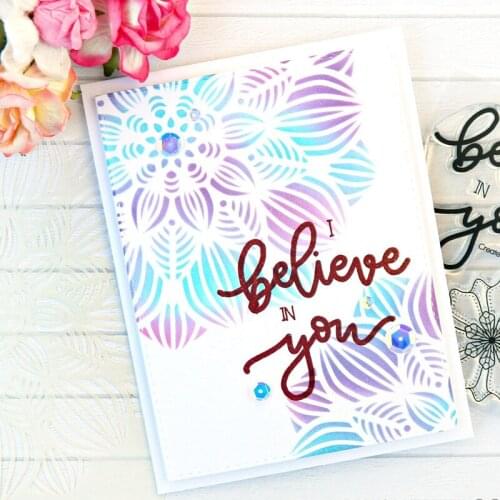 Blossm Stencil for DIY Scrapbooking Album Photo Paper Card Craft Fun Plastic Templates Decor New