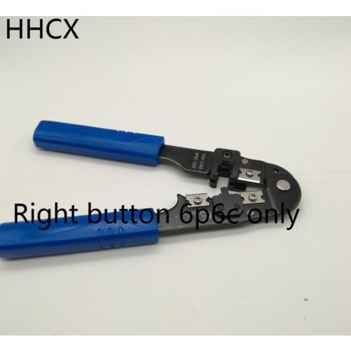 1PCS RJ12 right buckle crystal head 6P6C special crimping pliers right Slanting head data line crimper pliers for LEGO NTX EV3