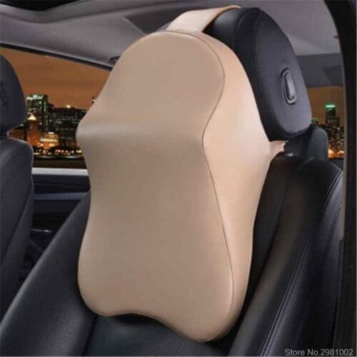 1pcs Spare Car Headrest Breathable Ice Silk Automobile Neck Supports Cushion For Auto Seat Cover Accessories Car Styling