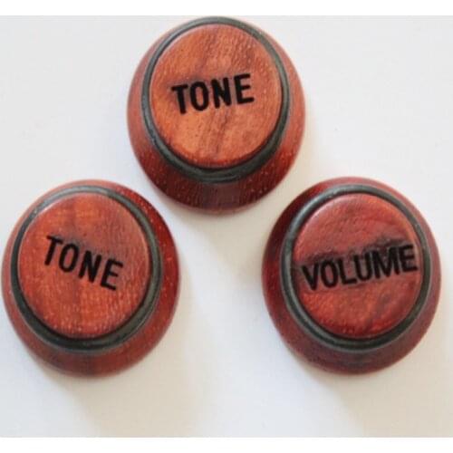 3pcs electric guitar konbs 2 vloume and 1 tune for Rosewood wood 5.8mm