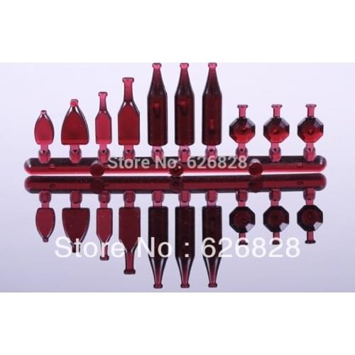 30 sets of 1/20 scale model of the red wine glass landscape scenery model layout design