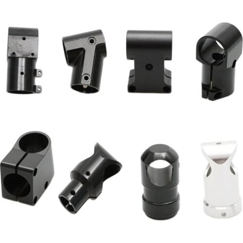 4PCS RC Agriculture UAV Aluminum D12/14/16/20/22/25/30mm Tripod Three-way Tee Joint Landing Gear Carbon Tube Connection Parts