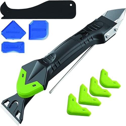 5 in1 Silicone Remover Sealant Smooth Scraper Caulk Finisher Grout Kit Tools Floor Mould Removal Hand Tools Set Accessories
