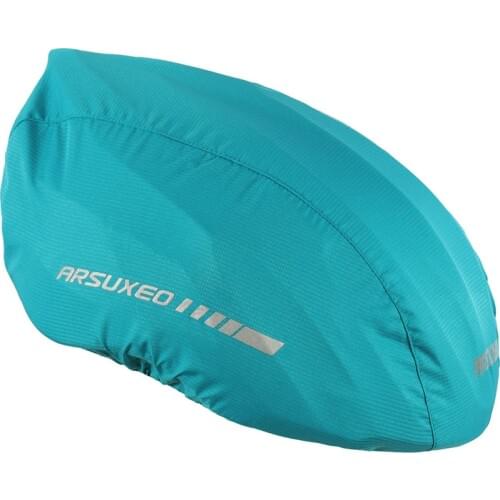 Arsuxeo Waterproof Bike Helmet Cover with Reflective Strip Cycling Bicycle Helmet Rain Cover Bicycle Helmet Water Snow Cover