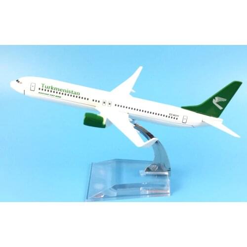 FREE SHIPPING 16CM TURKMENISTAN 737-800 METAL ALLOY MODEL PLANE AIRCRAFT MODEL TOY AIRPLANE BIRTHDAY GIFT
