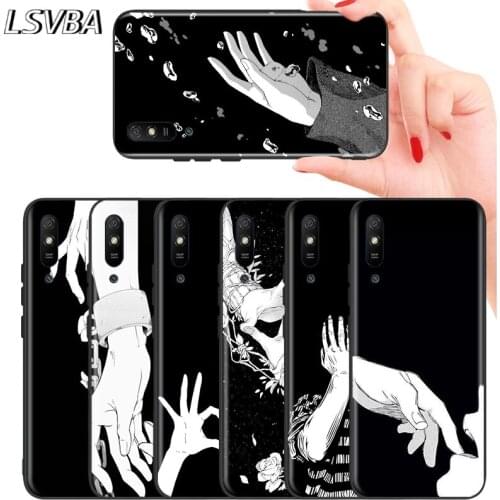 Black Style Art Hand for Huawei P Smart S Z Plus 9S Y9S Y8P Y7A Prime Plus Pro 2019 2020 2021 Phone Case