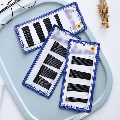 36-60Pcs/Set Black Hairpins For Women Hair Clip Lady Babby Pins Invisible Wave Hairgrip Barrette Hairclip Hair Clips Accessories