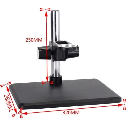 HAYEAR CCD CMOS Industrial Camera Holder 50mm Adjustable Upper and Down Arm Bracket Digital Microscope Lens Table Fixed Holder