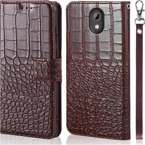 DOREXLON Flip Crocodile texture Leather Case for HTC Desire 526 326 dual sim 326G 526G magnet clasp cover phone Case