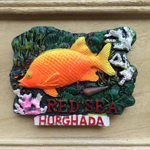 Egyptian Red Sea Hull souvenir refrigerator gyda Ocean series of Middle East Tourism decoration