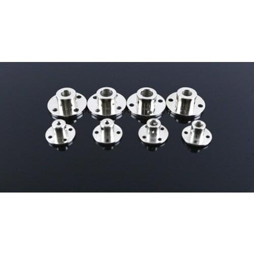 Flange Coupling Rigid Flange Plate Flange 3/4/5/6/8/10/11/12mm Coupling Guide Shaft Bearing For Robot Car Chassis