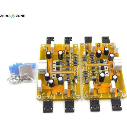 HiFi Amplifier Style PASS A3 Single-ended Class A Power Amplifier Kit 30W+30W Support Balanced and Unbalanced Input